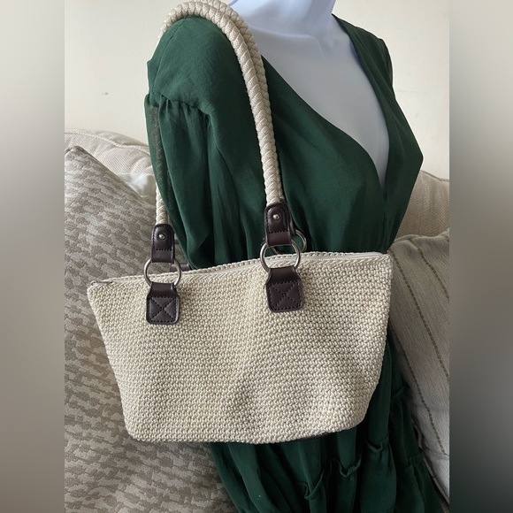 Croft & Barrow® Newport Crochet Satchel - Picture 2 of 10